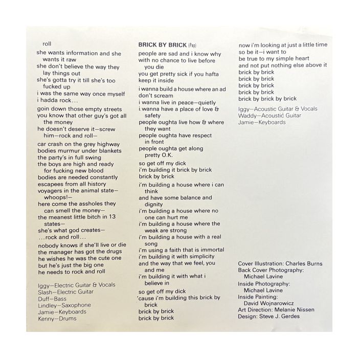 Iggy Pop - Brick By Brick