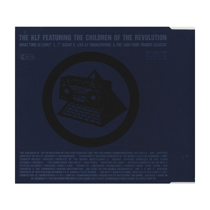 The KLF Featuring The Children Of The Revolution - What Time Is Love? (Live At Trancentral)