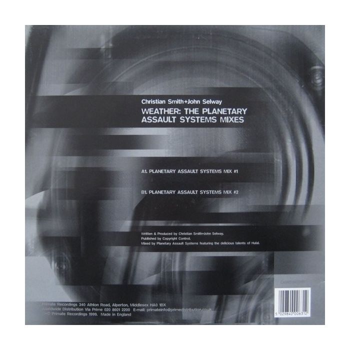Christian Smith & John Selway - Weather: The Planetary Assault Systems Mixes