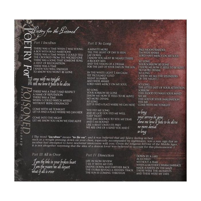 Kamelot - Poetry For The Poisoned