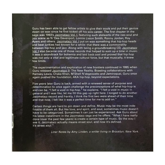 Guru - Guru's Jazzmatazz Streetsoul