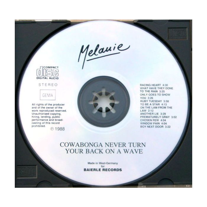 Melanie  - Cowabonga Never Turn Your Back On A Wave