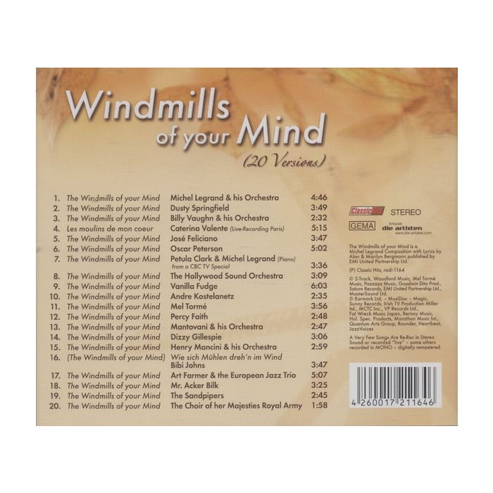 Various - Windmills Of Your Mind (20 Versions)