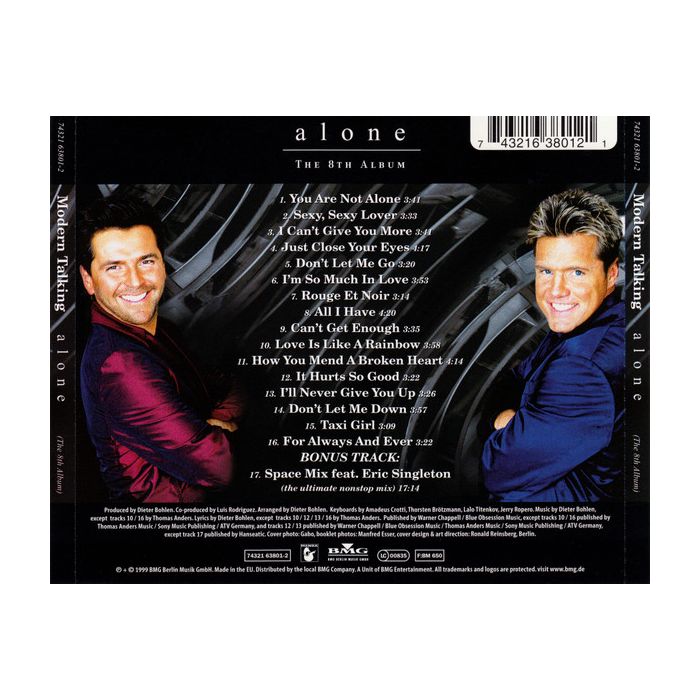 Modern Talking - Alone - The 8th Album