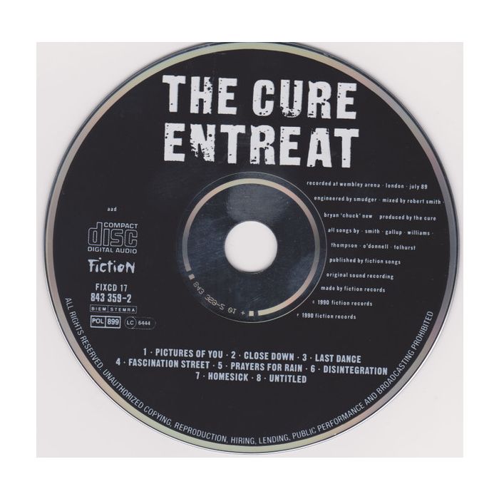 The Cure - Entreat