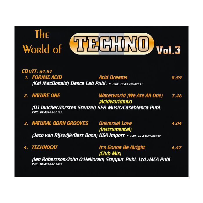Various - The World Of Techno Vol. 3