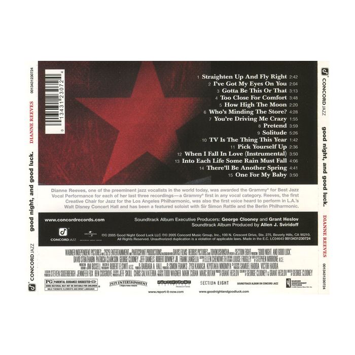 Dianne Reeves - Good Night, And Good Luck. (Music From And Inspired By The Motion Picture)