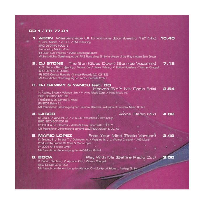 Various - Trance - The Vocal Session 2/2002