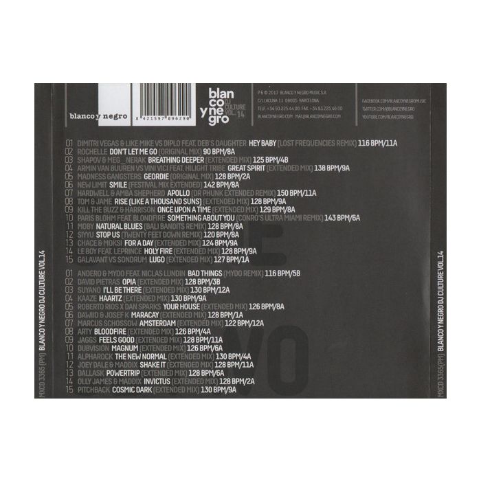 Various - Blanco Y Negro DJ Culture Vol.14