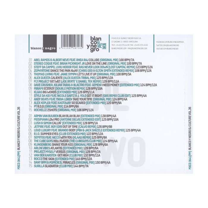 Various - Blanco Y Negro DJ Culture Vol.36