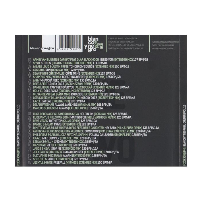 Various - Blanco Y Negro DJ Culture Vol.16