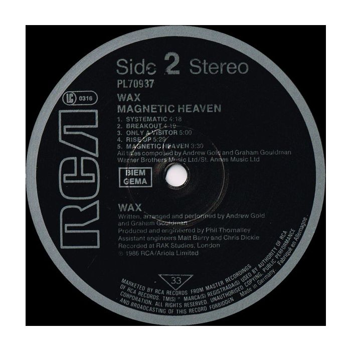 Wax  - Magnetic Heaven