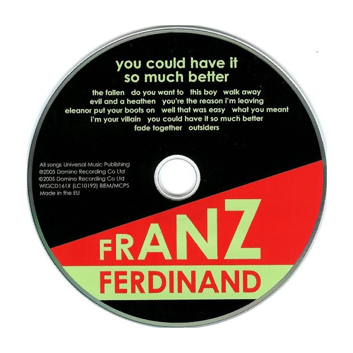Franz Ferdinand - You Could Have It So Much Better