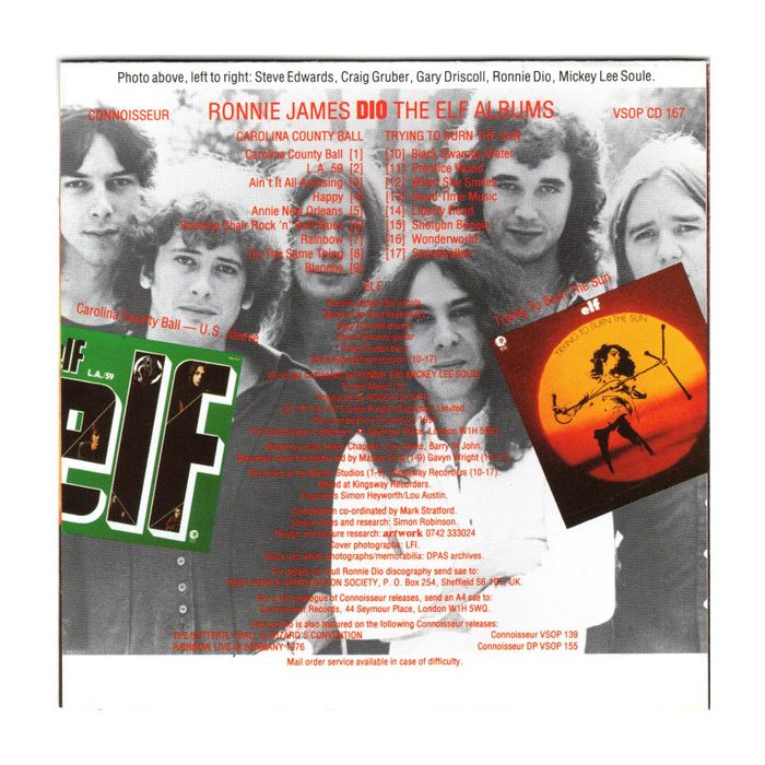 Ronnie James Dio - The Elf Albums