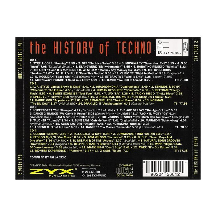 Talla 2XLC - The History Of Techno