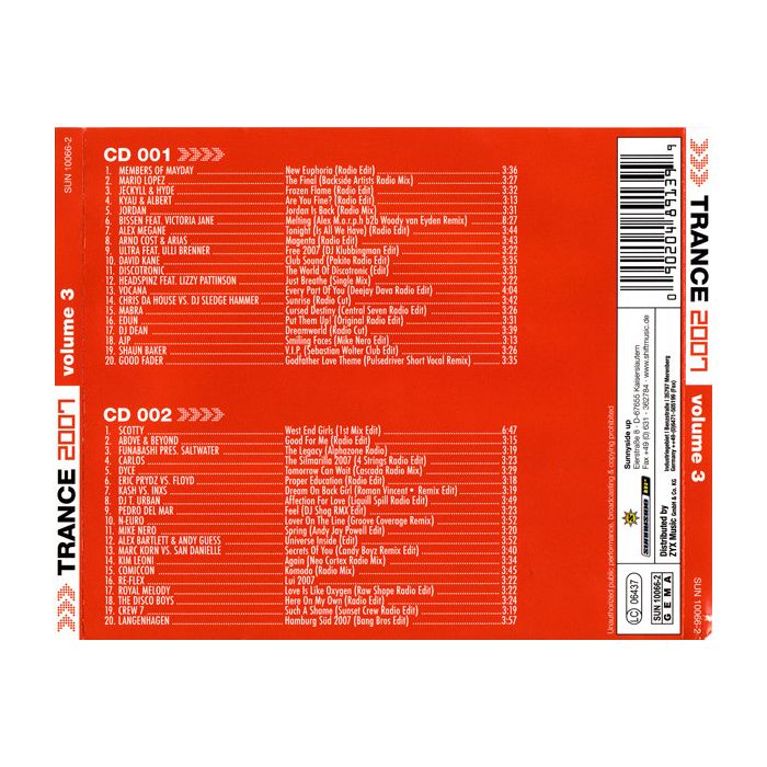 Various - Trance 2007 Vol.3 Music 4 The Next Generation