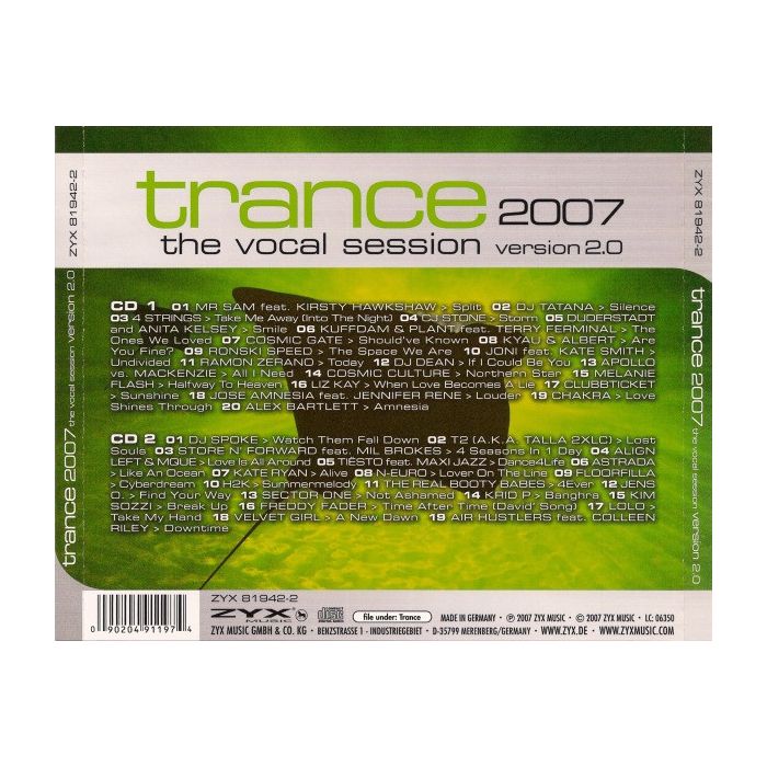 Various - Trance - The Vocal Session 2007 Version 2.0