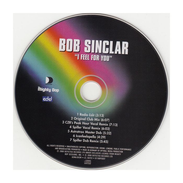Bob Sinclar - I Feel For You