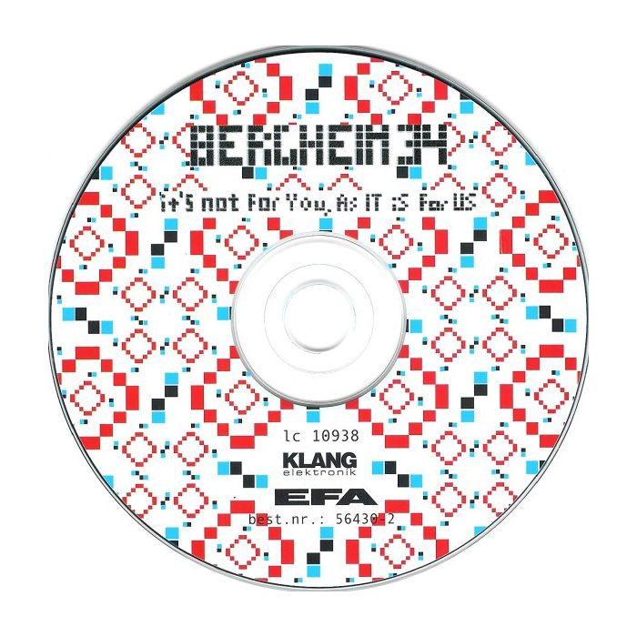Bergheim 34 - It's Not For You, As It Is For Us