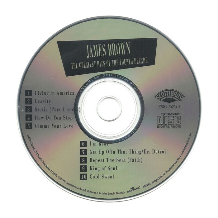 James Brown - The Greatest Hits Of The Fourth Decade