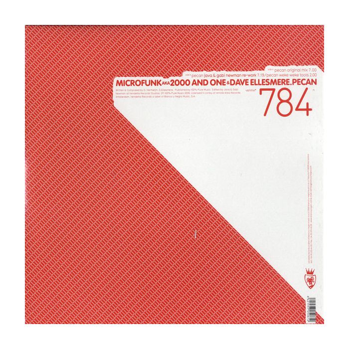 Microfunk aka 2000 & One & Dave Ellesmere - Pecan