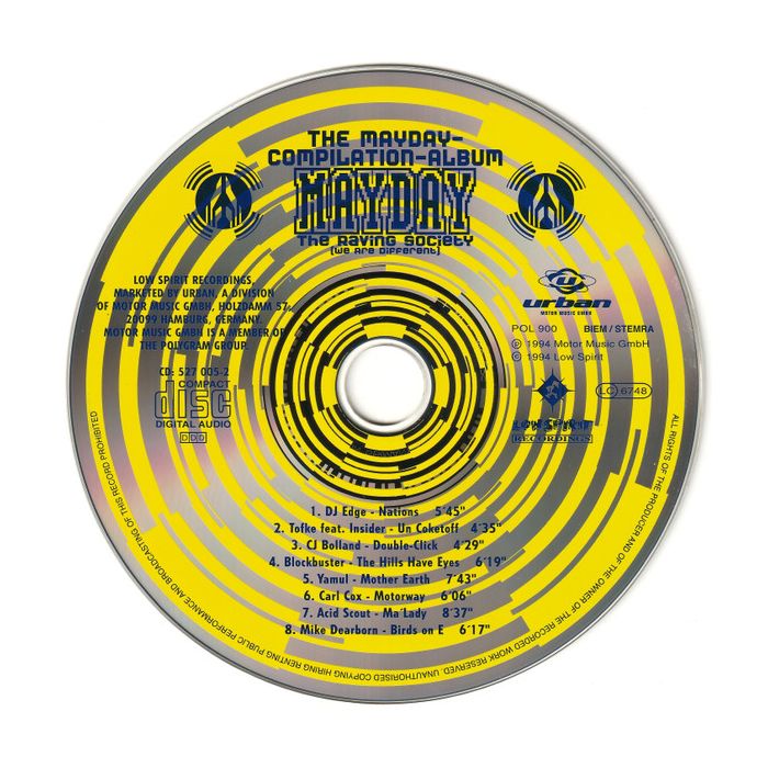 Various - Mayday - The Raving Society (We Are Different) - The Mayday-Compilation-Album