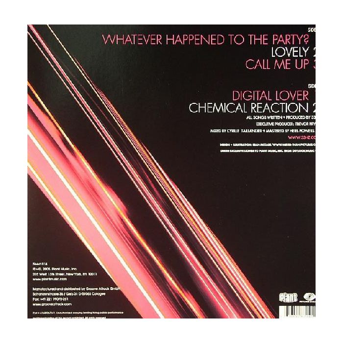 33HZ - Whatever Happened To The Party? EP