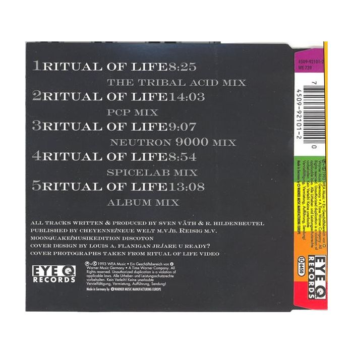 Sven Väth - Ritual Of Life (Ritual Mixes)