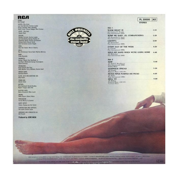 Bill Pursell & The Nashville Sweat Band And Aides - The Sweat Sound