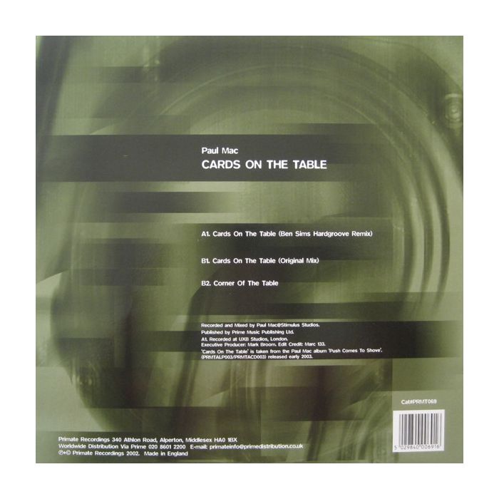 Paul Mac - Cards On The Table