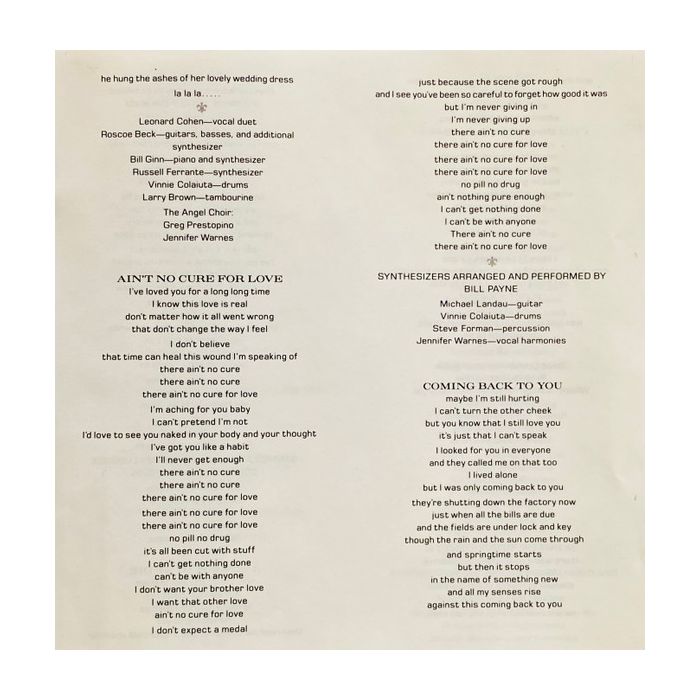 Jennifer Warnes - Famous Blue Raincoat (The Songs Of Leonard Cohen)