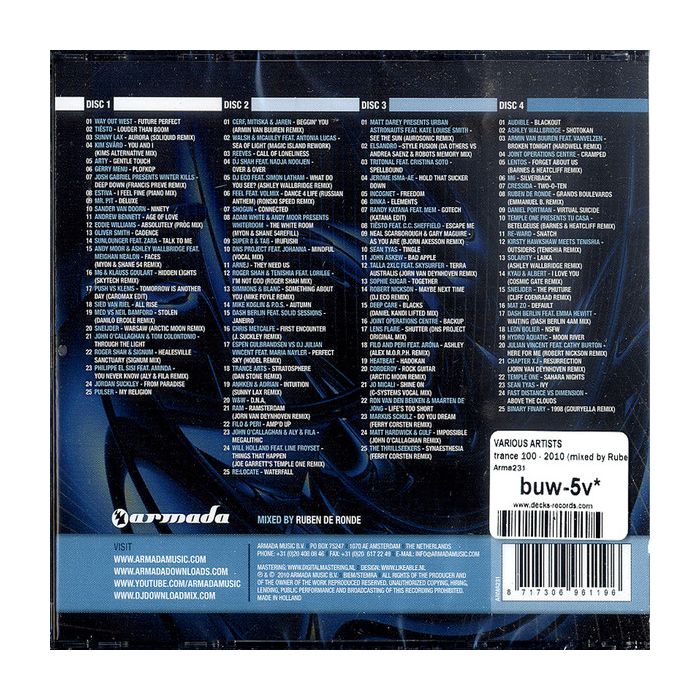 Various - Trance 100 2010 – Volume 1
