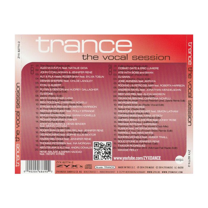 Various - Trance - The Vocal Session 2015