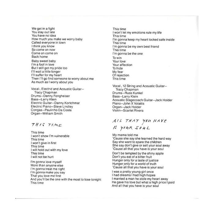 Tracy Chapman - Crossroads