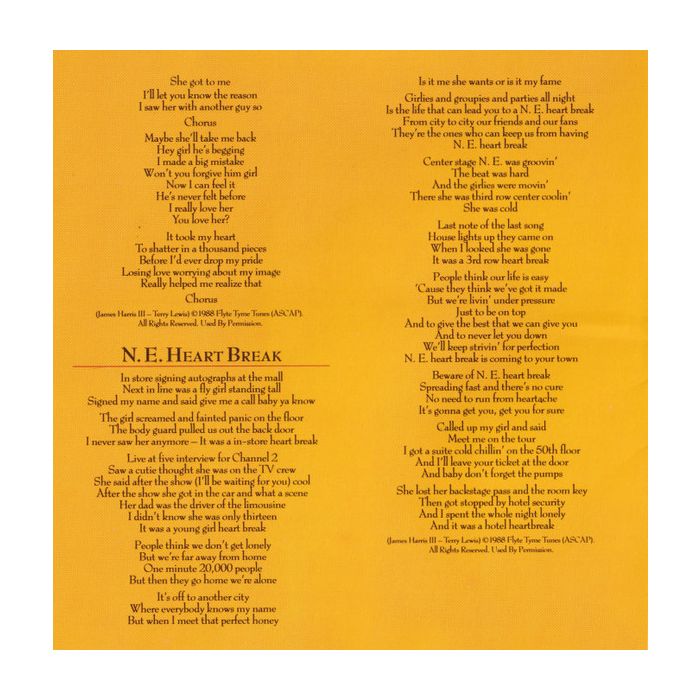 New Edition - Heart Break