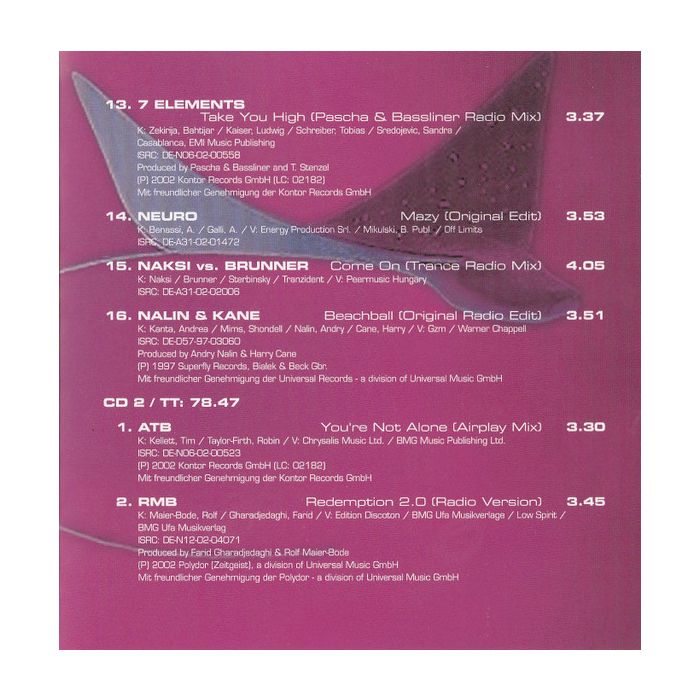 Various - Trance - The Vocal Session 2/2002