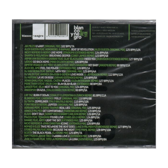 Various - Blanco Y Negro DJ Culture Vol.21
