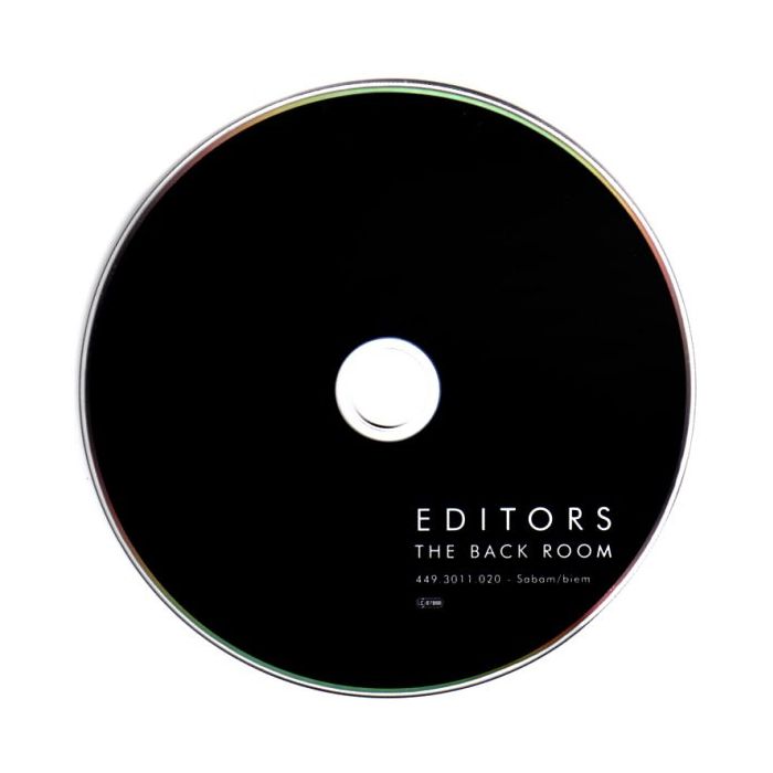 Editors - The Back Room