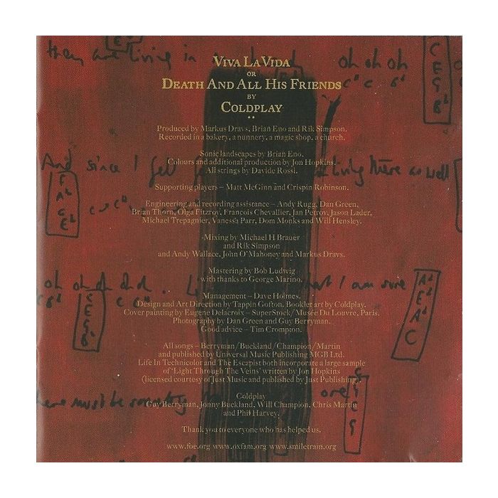 Coldplay - Viva La Vida Or Death And All His Friends