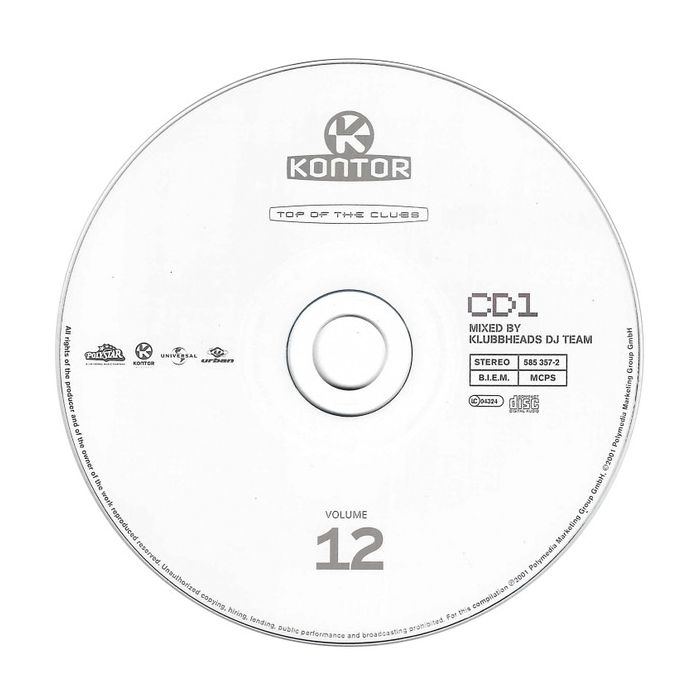 Various - Kontor - Top Of The Clubs Volume 12