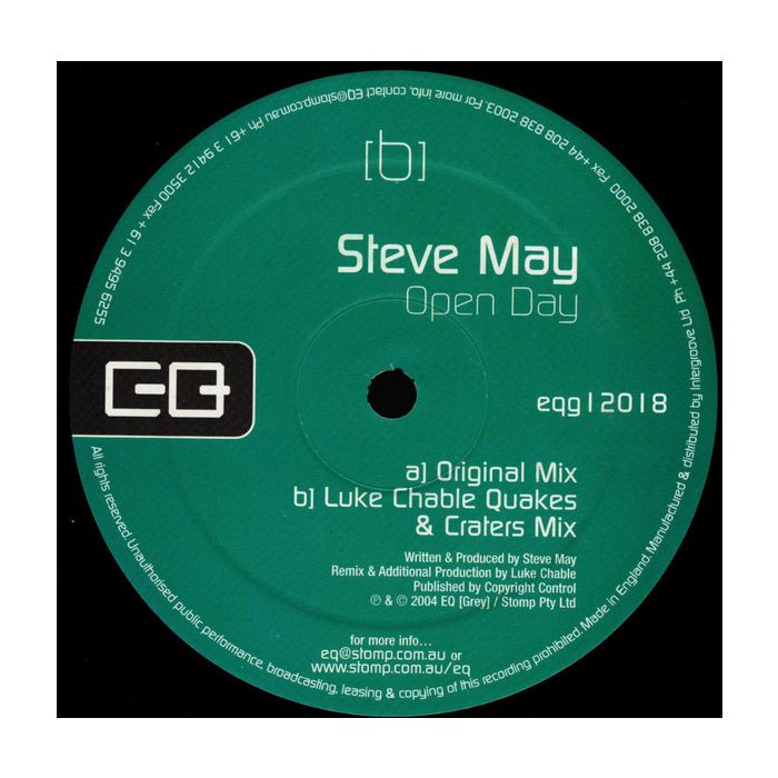 Steve May - Open Day