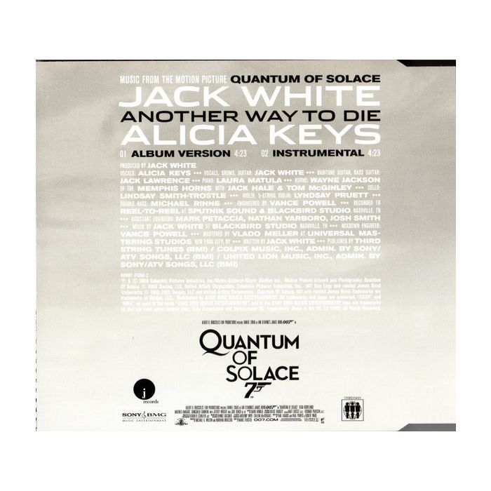 Jack White  & Alicia Keys - Another Way To Die