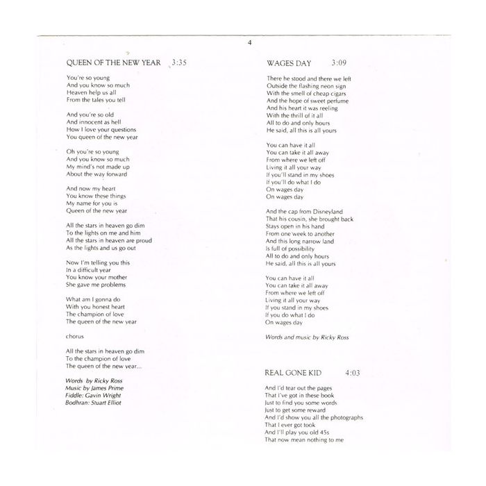 Deacon Blue - When The World Knows Your Name