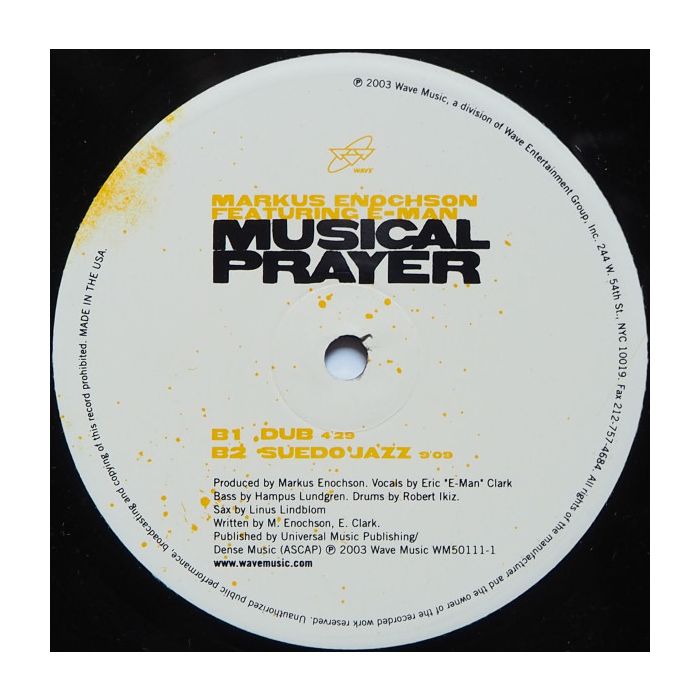 Markus Enochson Featuring E-Man - Musical Prayer