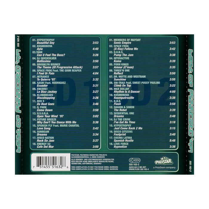Various - Best Of Pizzicato 97 - The Sound Of Future Trance, Club & Progressive House