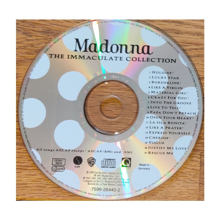 Madonna - The Immaculate Collection