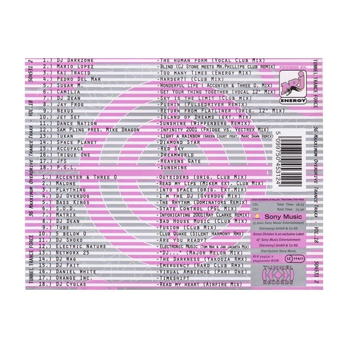 Various - Tunnel Trance Force Vol. 18