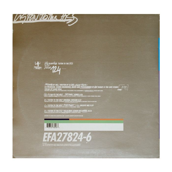 Hell / Alan Vega - Listen To The Hiss