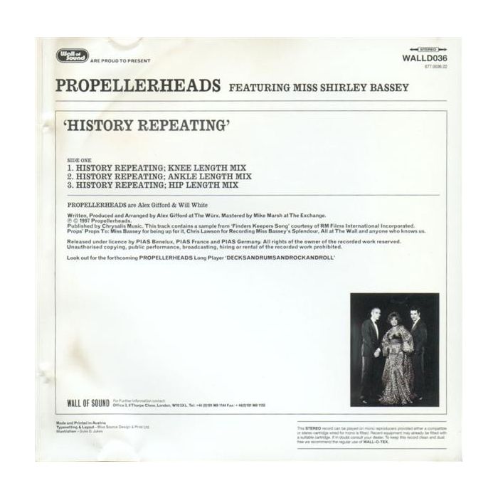 Propellerheads Featuring Shirley Bassey - History Repeating