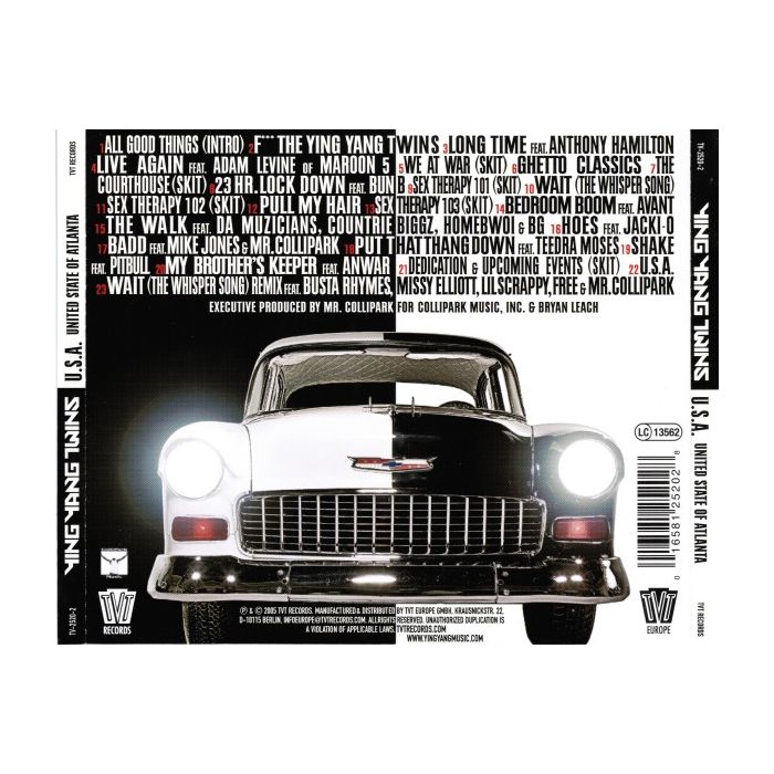 Ying Yang Twins - U.S.A. United State Of Atlanta